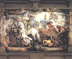 Triumph of Church over Fury, Discord, and Hate by Peter Paul Rubens - Oil Painting Reproduction