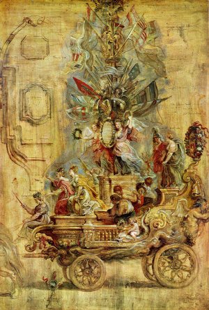 Triumphal Car of Kallo by Peter Paul Rubens Oil Painting