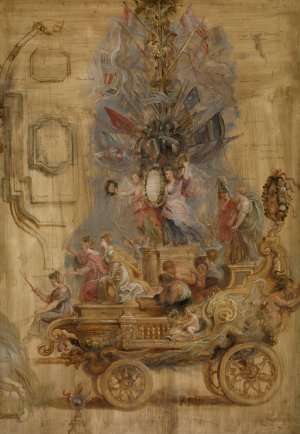 Triumphal Chariot of Kallo by Peter Paul Rubens Oil Painting