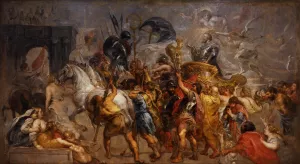 Triumphal Entry of Henry IV into Paris by Peter Paul Rubens - Oil Painting Reproduction