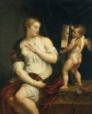 Venus and Cupid by Peter Paul Rubens Oil Painting