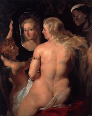 Venus at a Mirror by Peter Paul Rubens Oil Painting