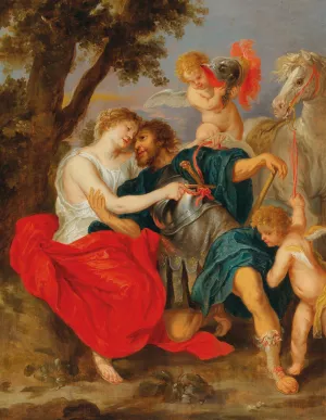 Venus disarming Mars by Peter Paul Rubens Oil Painting
