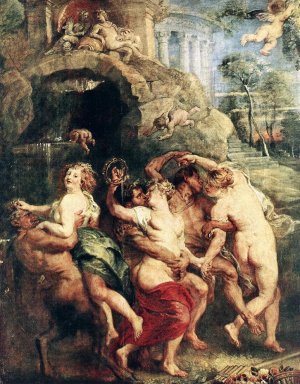 Venus Feast Detail by Peter Paul Rubens Oil Painting