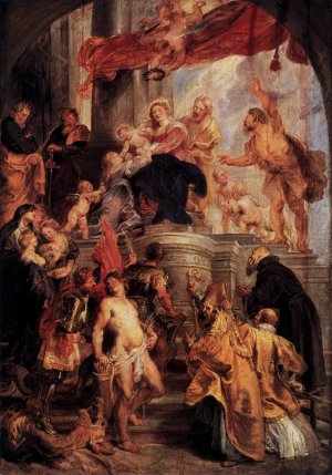 Virgin and Child Enthroned with Saints