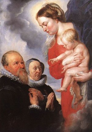 Virgin and Child Oil painting by Peter Paul Rubens