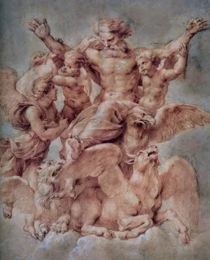 Vision of Ezekiel by Peter Paul Rubens Oil Painting