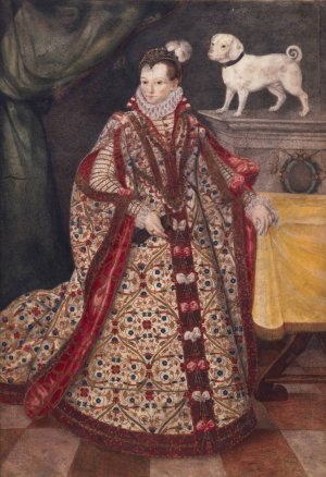 Portrait of a Moravian Woman by Pieter Pietersz The Younger Oil Painting
