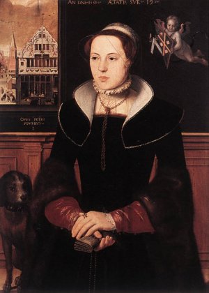 Portrait of Jacquemyne Buuck Oil painting by Pieter Pourbus