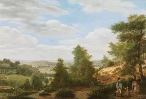 View of the Valley of Montmorency near Saint-Leu-la-Foret Oil painting by Pieter Rudolph Kleijn