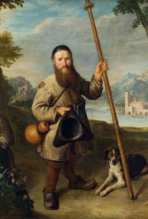 Dwarf in a Landscape by Pieter Snyers Oil Painting