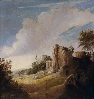 Landscape with Ruins by Pieter Symonsz Potter Oil Painting