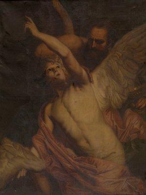 Icarus and Daedalus by Pieter Thijs Oil Painting