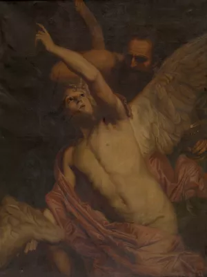 Icarus and Daedalus by Pieter Thijs Oil Painting
