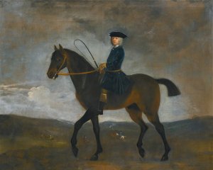 Portrait Of A Gentleman On Horseback by Pieter Tillemans Oil Painting