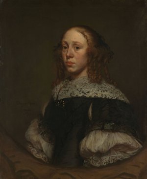 Portrait of a Woman by Pieter Van Anraedt Oil Painting