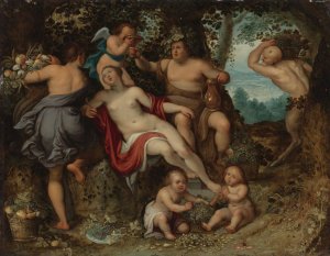 Sine Cerere Et Baccho Friget Venus by Pieter Van Avont Oil Painting
