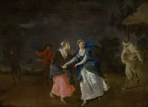 Mrs. Cibber as Cordelia by Pieter Van Bleeck Oil Painting
