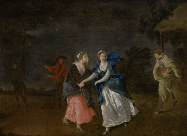 Main Product Photo of Mrs. Cibber as Cordelia Painting by Pieter Van Bleeck