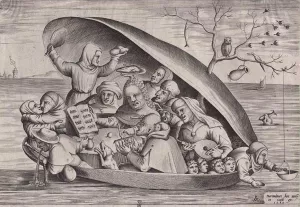 The Sailing Scale Oil painting by Pieter Van Der Heyden