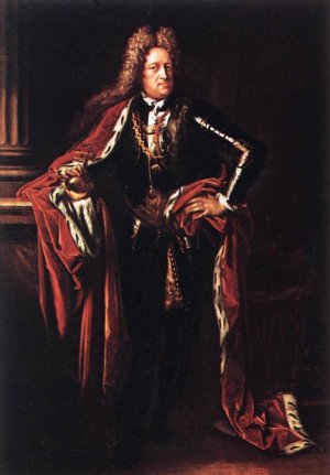 Johann Wilhelm, Elector Palatine of Pfalz by Pieter Van Der Werff Oil Painting