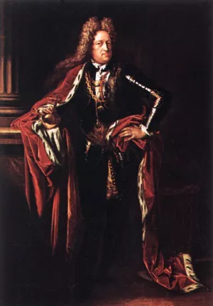 Johann Wilhelm, Elector Palatine of Pfalz by Pieter Van Der Werff Oil Painting