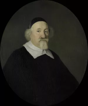 Portrait of Adriaen Besemer, Director of the Rotterdam Chamber of the Dutch East India Company, elected 1642 by Pieter Van Der Werff Oil Painting
