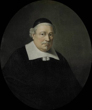 Portrait of Cornelis de Koningh, Director of the Rotterdam Chamber of the Dutch East India Company, elected 1649 by Pieter Van Der Werff Oil Painting