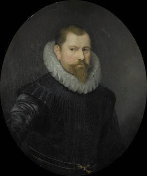 Portrait of Cornelis Matelieff the Younger, Director of the Rotterdam Chamber of the Dutch East India Company, elected 1602 by Pieter Van Der Werff Oil Painting