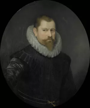 Portrait of Cornelis Matelieff the Younger, Director of the Rotterdam Chamber of the Dutch East India Company, elected 1602 by Pieter Van Der Werff Oil Painting