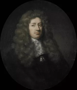 Portrait of Dominicus Rosmale, Director of the Rotterdam Chamber of the Dutch East India Company, elected 1677 by Pieter Van Der Werff Oil Painting