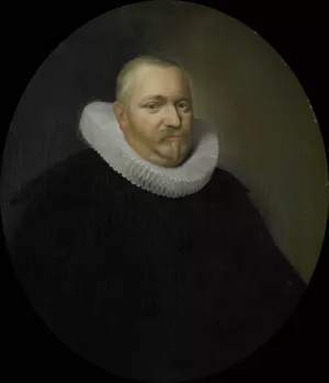Portrait of Ewoud Pietersz van der Horst, Director of the Rotterdam Chamber of the Dutch East India Company, elected 1618 by Pieter Van Der Werff Oil Painting