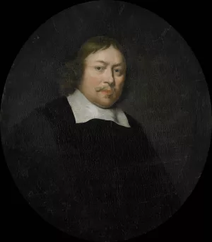 Portrait of Gerard van Bergen, Director of the Rotterdam Chamber of the Dutch East India Company, elected 1653 by Pieter Van Der Werff Oil Painting