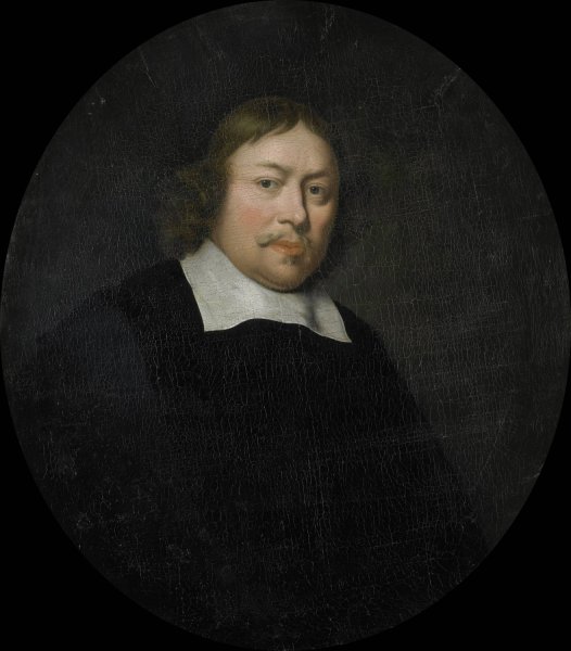 Portrait of Gerard van Bergen, Director of the Rotterdam Chamber of the Dutch East India Company, elected 1653  by Pieter Van Der Werff - Hand-Painted Oil Painting Reproduction