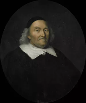 Portrait of Hendrik Nobel, Director of the Rotterdam Chamber of the Dutch East India Company, elected 1625 by Pieter Van Der Werff Oil Painting