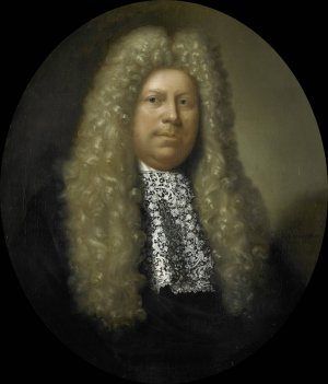 Portrait of Jacob Dane, Director of the Rotterdam Chamber of the Dutch East India Company, elected 1689 by Pieter Van Der Werff Oil Painting