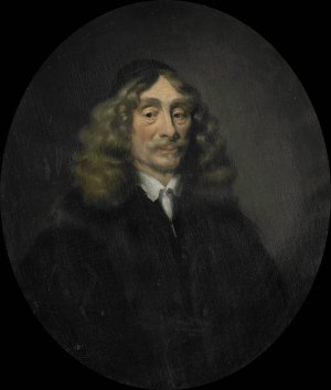 Portrait of Johan de Reus, Director of the Rotterdam Chamber of the Dutch East India Company, elected 1657 by Pieter Van Der Werff Oil Painting