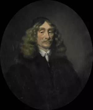 Portrait of Johan de Reus, Director of the Rotterdam Chamber of the Dutch East India Company, elected 1657 by Pieter Van Der Werff Oil Painting