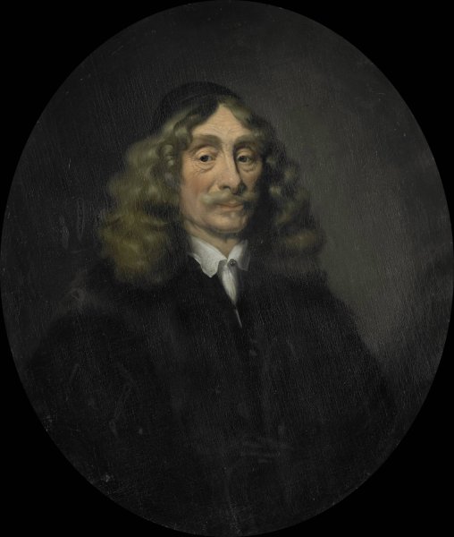 Portrait of Johan de Reus, Director of the Rotterdam Chamber of the Dutch East India Company, elected 1657  by Pieter Van Der Werff - Hand-Painted Oil Painting Reproduction