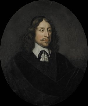 Portrait of Johan de Vries, Director of the Rotterdam Chamber of the Dutch East India Company, elected 1667 by Pieter Van Der Werff Oil Painting
