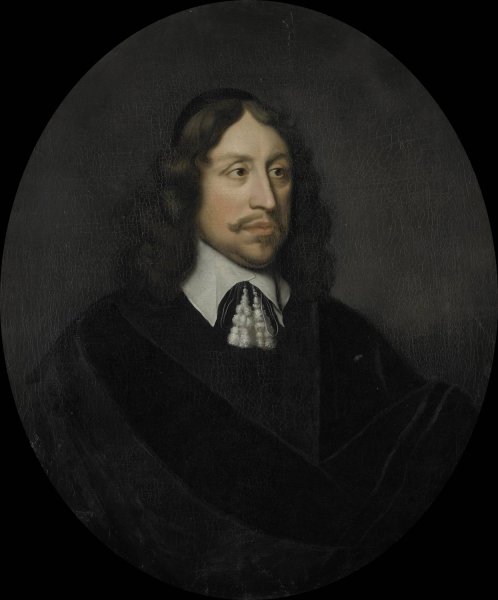 Portrait of Johan de Vries, Director of the Rotterdam Chamber of the Dutch East India Company, elected 1667  by Pieter Van Der Werff - Hand-Painted Oil Painting Reproduction