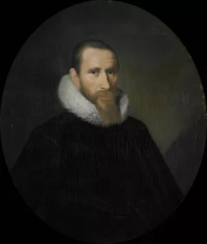 Portrait of Joost van Coulster, Director of the Rotterdam Chamber of the Dutch East India Company, elected 1630 by Pieter Van Der Werff Oil Painting