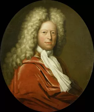 Portrait of Mr. Brust by Pieter Van Der Werff Oil Painting