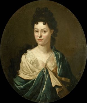Portrait of Mrs. Brust-Batailhy by Pieter Van Der Werff Oil Painting