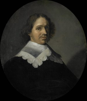 Portrait of Paulus Verschuur, Served seven terms as Burgomaster of Rotterdam and also Director of the Rotterdam Chamber of the East India Company, elected 1651 by Pieter Van Der Werff Oil Painting