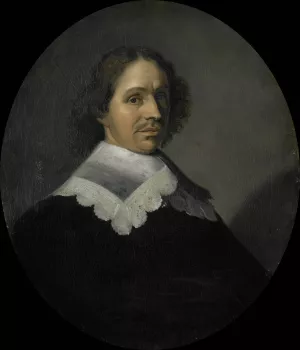 Portrait of Paulus Verschuur, Served seven terms as Burgomaster of Rotterdam and also Director of the Rotterdam Chamber of the East India Company, elected 1651 by Pieter Van Der Werff Oil Painting
