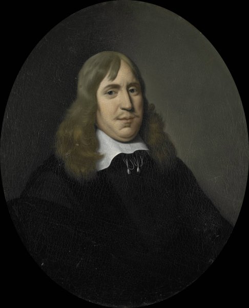 Portrait of Willem Hartigsvelt, Director of the Rotterdam Chamber of the Dutch East India Company, elected 1657  by Pieter Van Der Werff - Hand-Painted Oil Painting Reproduction