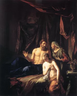 Sarah Presenting Hagar to Abraham by Pieter Van Der Werff Oil Painting