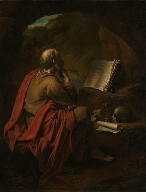 St Jerome by Pieter Van Der Werff Oil Painting