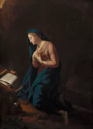 The Repentant Magdalene by Pieter Van Der Werff Oil Painting
